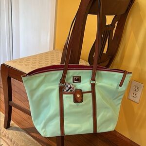 Dooney & Bourke Mint Green Tote Bag